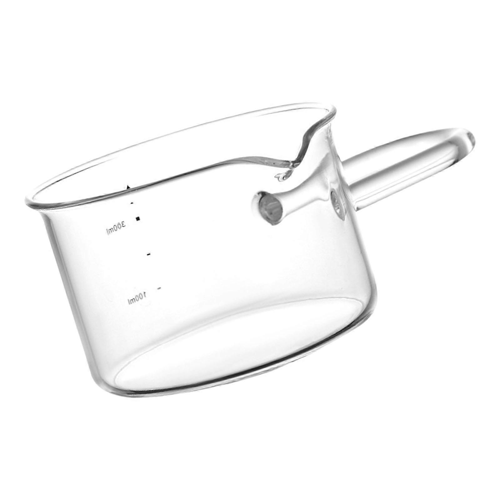 Läpinäkyvät ja lämmönkestävät kahvitarvikkeet, kaksoissuutin, espressoshottilasi, ergonominen kahva, maidonmittauskannu, monivärinen