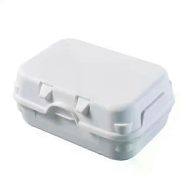 2-Layer Soap Box Container With Lid Durable Soap Case Strong Sealing Organizer Travel Soap Holder Bathroom Storage Accessories_li
