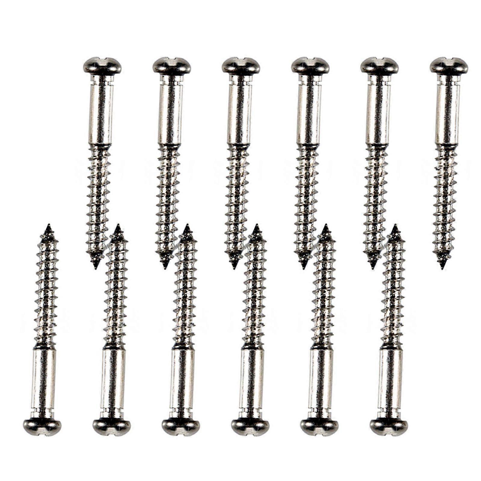 High Precisions Guitar String Fasteners Stainless Steel Notched String Lock Screws for Enhances Tuning Stability Multicolor