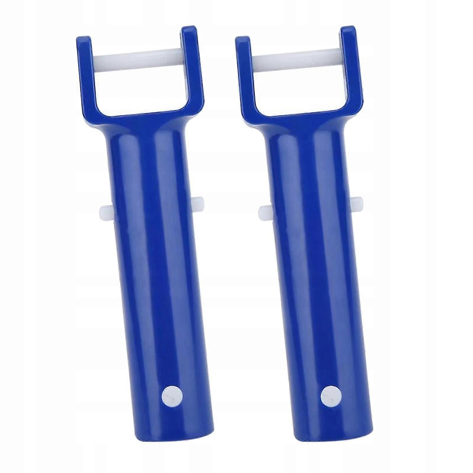 2x Pool Vacuum Head Handle Portable Pool Brush Head Handle For Swimming