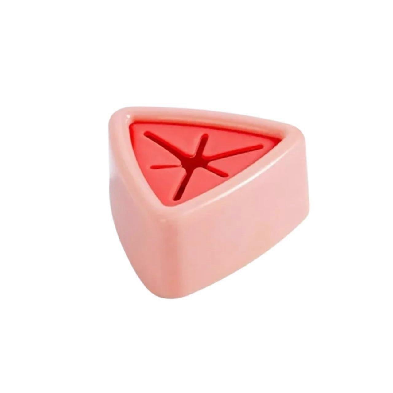 Towel Hooks Set of 10 for Kitchen Dish Cloths and Gloves Storage, Triangle Design (Pink)