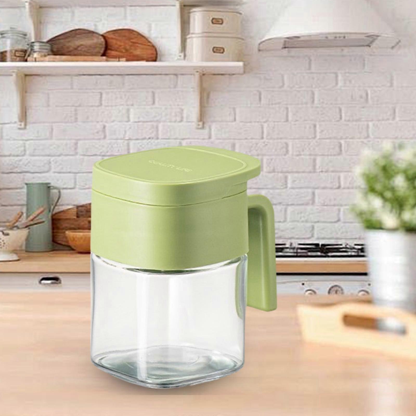 6 Pcs Glass Spice Boxes 4.49*4.33*2.99 In with Airtight Lids, Empty Storage Jars for Seasoning, Herb, Compact Kitchen Containers