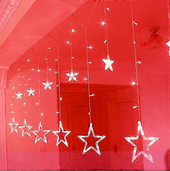 3M LED String Lights with Star Curtain for Festive Christmas Decoration