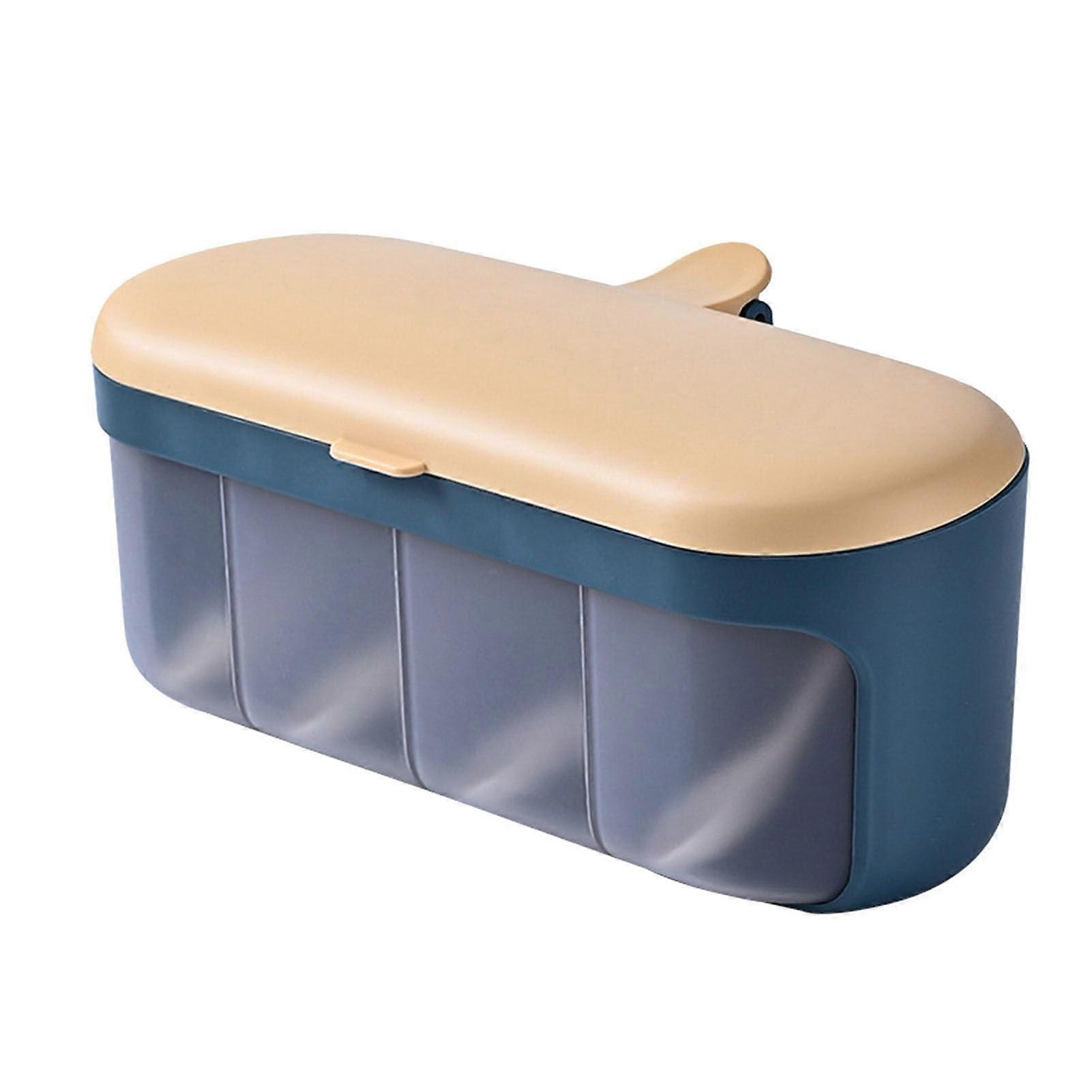 Spice Storage Container with Lids, MultiCompartment Seasoning Organizer for Kitchen Herbs