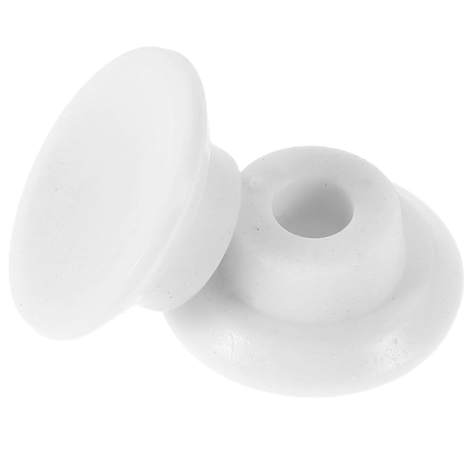 Rubber Freezer Drain Plug 2Pcs Round Hole Stopper for Leak Prevention