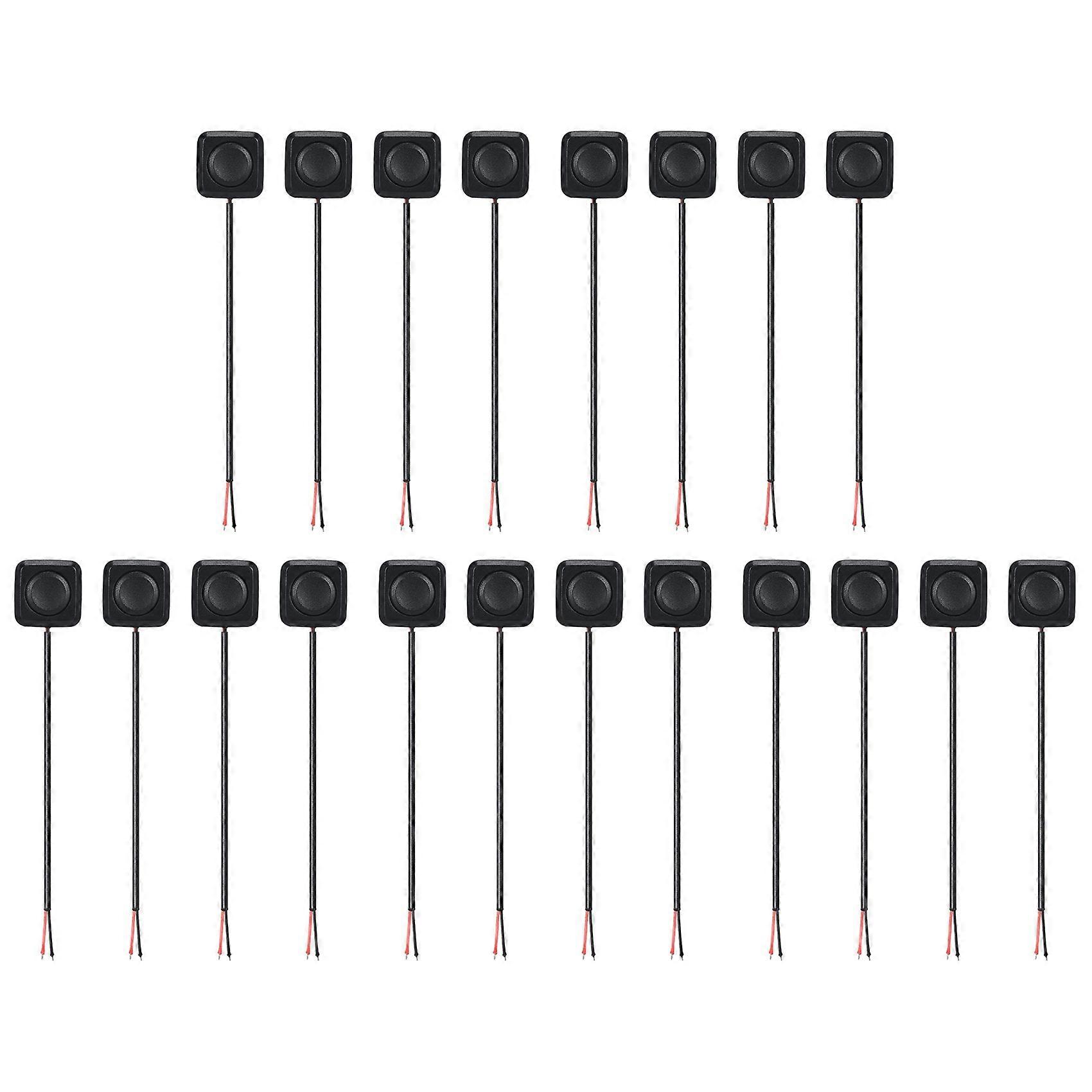 20 Pcs Momentary Switch Momentary Push Button on Off Switch 12V 24V Surface Mount Mini Button Switch