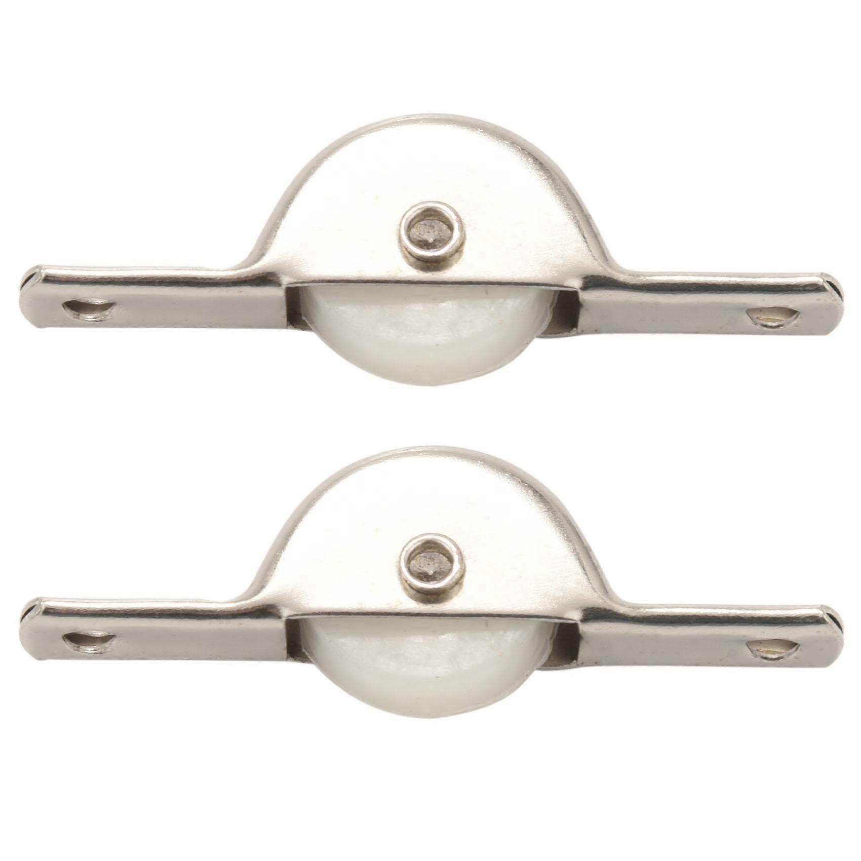 30Pcs Door Window Cupboard Drawer Bin Single Nylon Sliding Roller Pulley Wheel