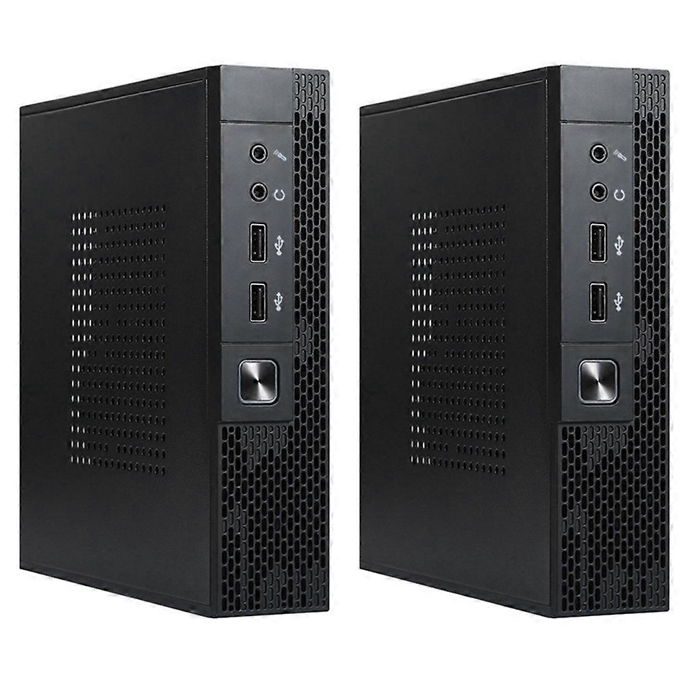 2X ITX Computer Case TX02 Mini Desktop Case Industrial Control HTPC Case