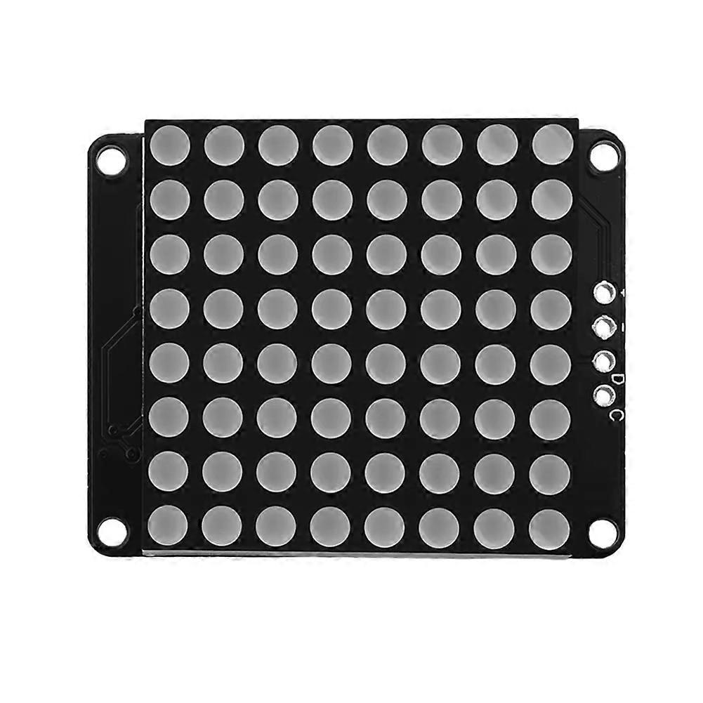 8X8 LED Matrix Module HT16K33 I2C Interface LED Dot Matrix Module Support Expansion Connection LED Electronic Screen C
