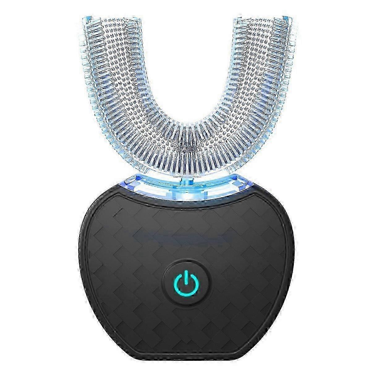 Brosse à dents électrique à ultrasons, brosse à dents automatique en forme de U bouche complète 360 ° nettoyage des dents