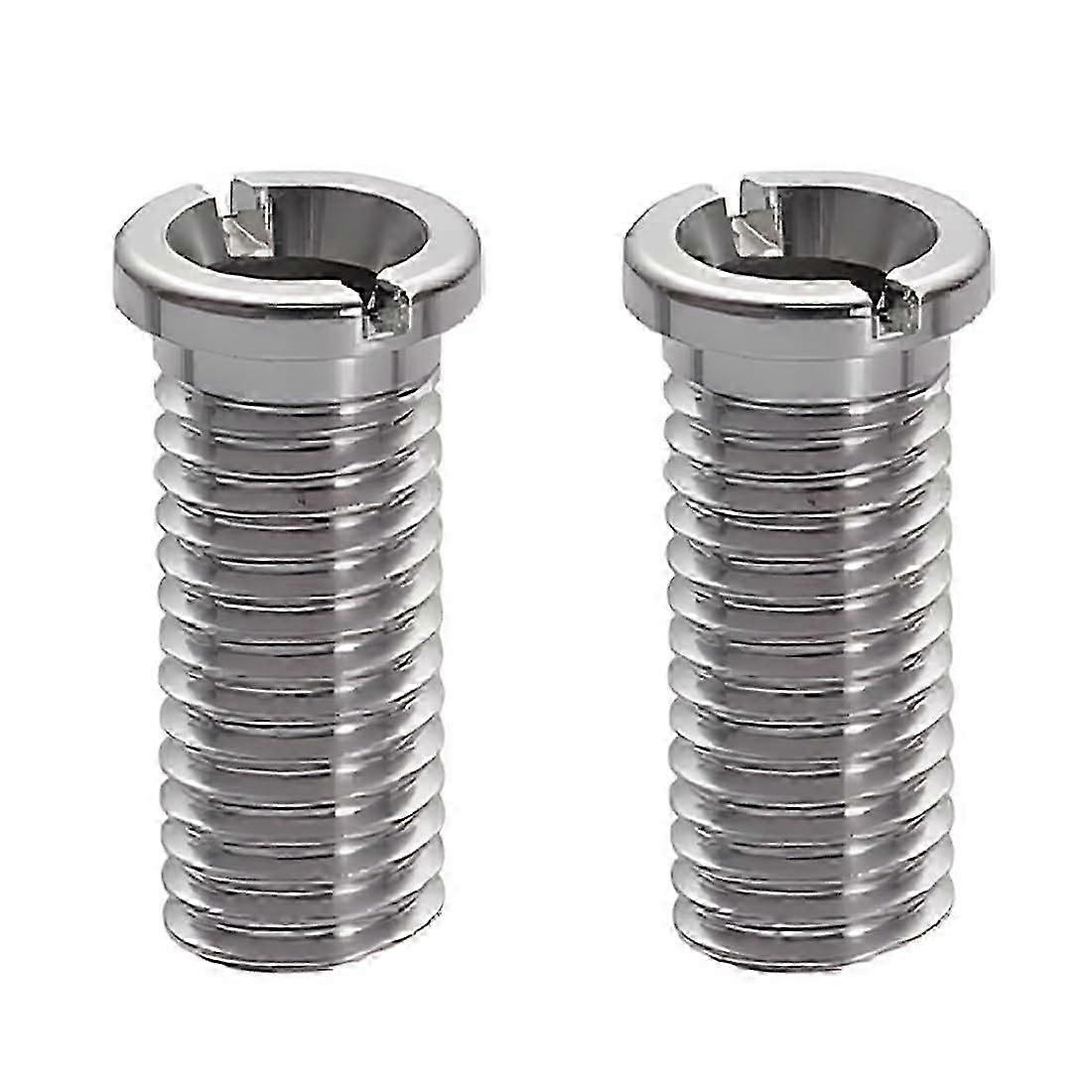 2 قطعة الفضة بالوعة سلة مسامير الفولاذ المقاوم للصدأ جوفاء برغي تصريف مسامير ، لحوض المطبخ استنزاف المطبخ مغسلة المطبخ بالوعة الملحقات (40 مم سيل