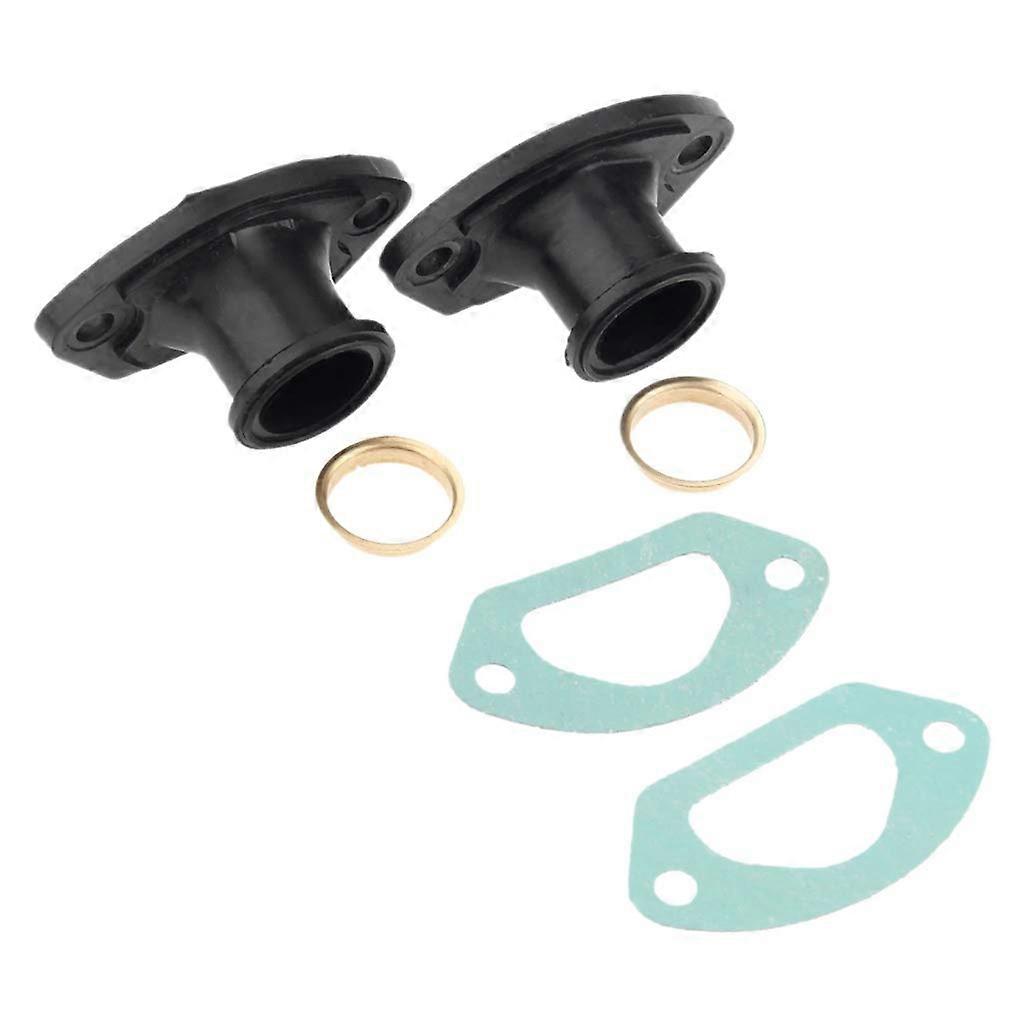 Chainsaw Parts Intake and Exhaust Manifold Set with Gasket for 45CC 52CC 58CC Models
