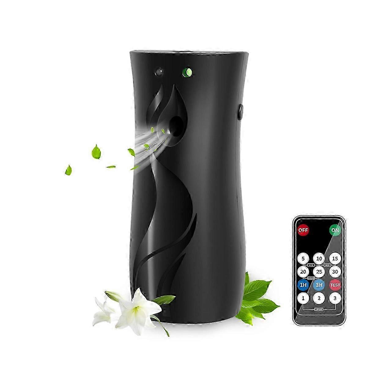 Automatic Air Freshener Spraying Dispenser Remote Black