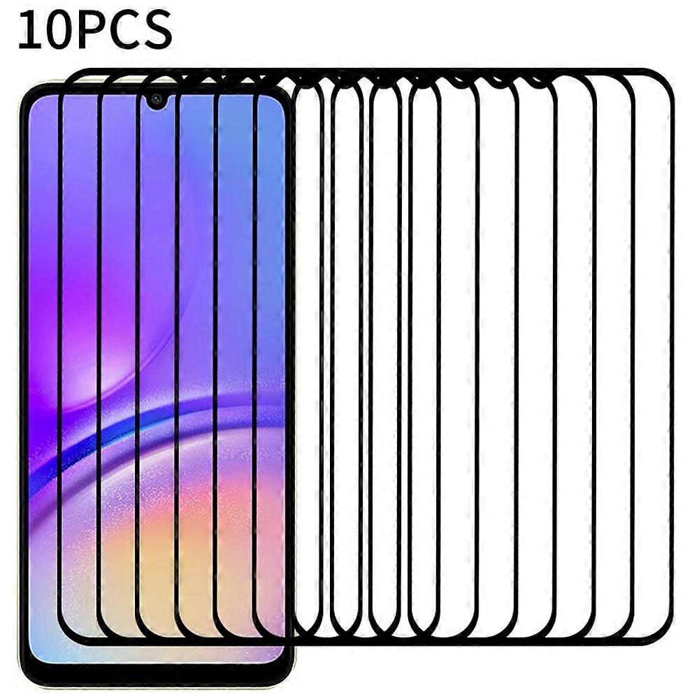 サムスンギャラクシーA05 4Gアンチスクラッチ2.5D 0.26mm高アルミニウムシリコンガラスフィルムに対応したRURIHAI 10Pcsスクリーンプロテクター