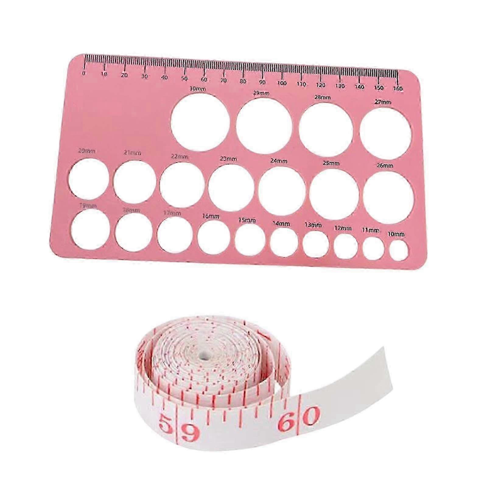 Nipple Ruler Sizing Tool for Breast Pump, Durable and Portable Nipple Measuring Gauge