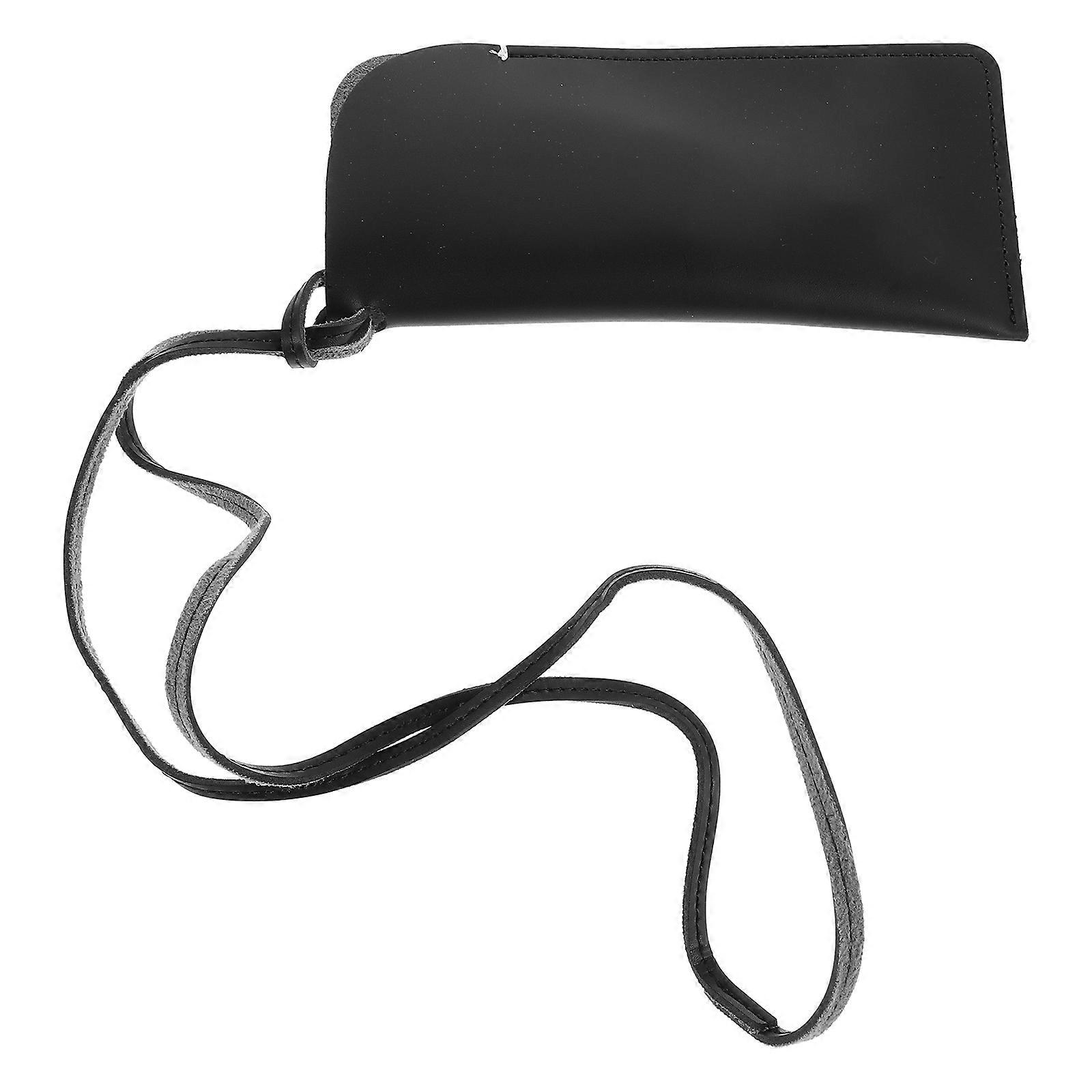 Black Eyeglass Holder with Neck Strap for Hold Multi Functional Use