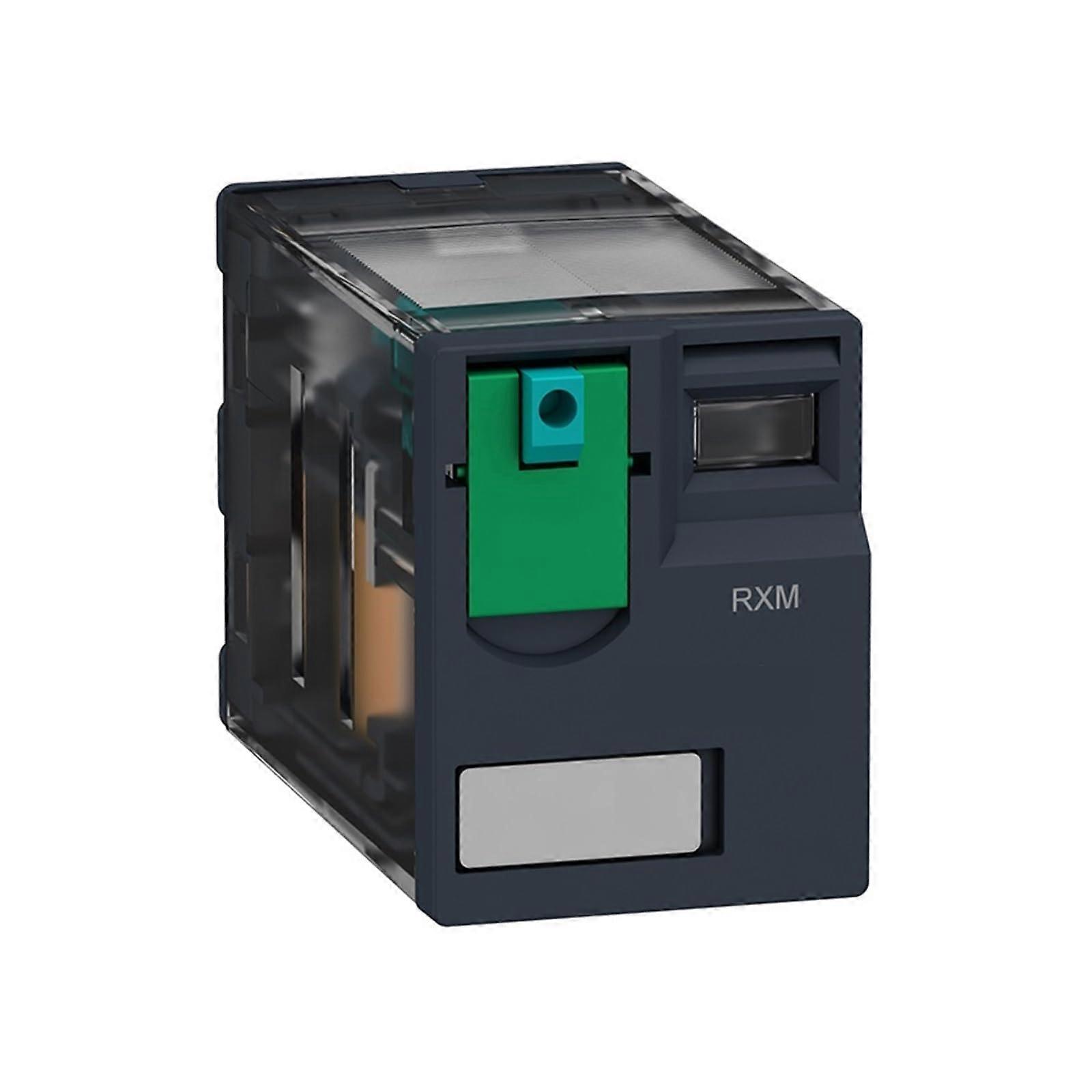 Industrial Relay with Locking Test Button for Precise Circuit Control and Safe Isolation