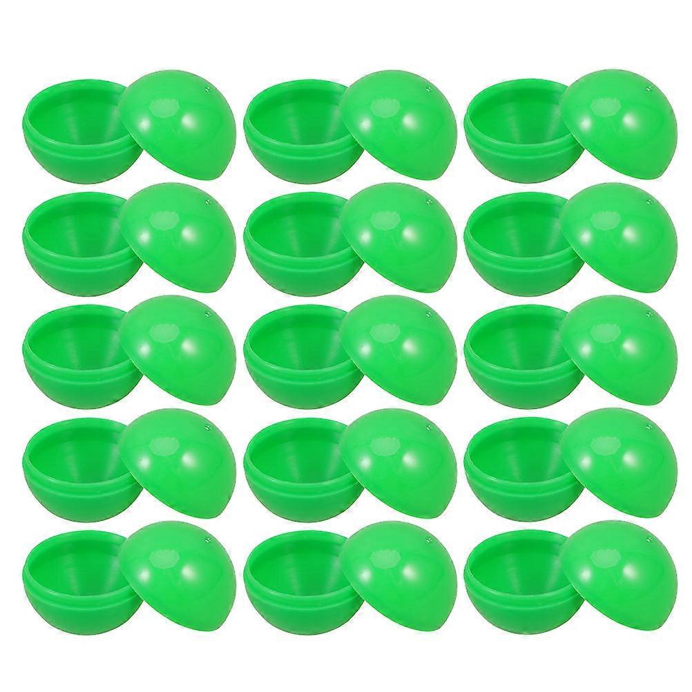 Green Plastic Balls for Party Game Props Openable 25Pcs Set