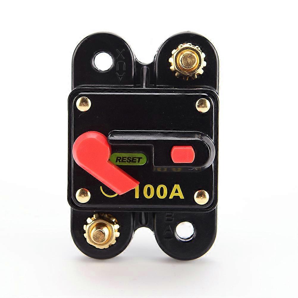 Circuit Breaker Manual Reset Function 100 Amp Waterproof Switch for Car Marine Use