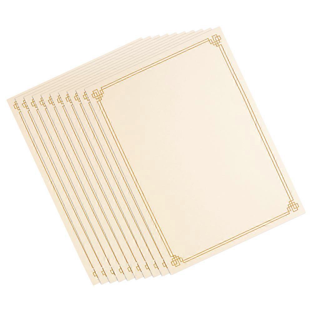 School Award Paper for Printing Use 15 Sheets Blank Certificate Paper A4