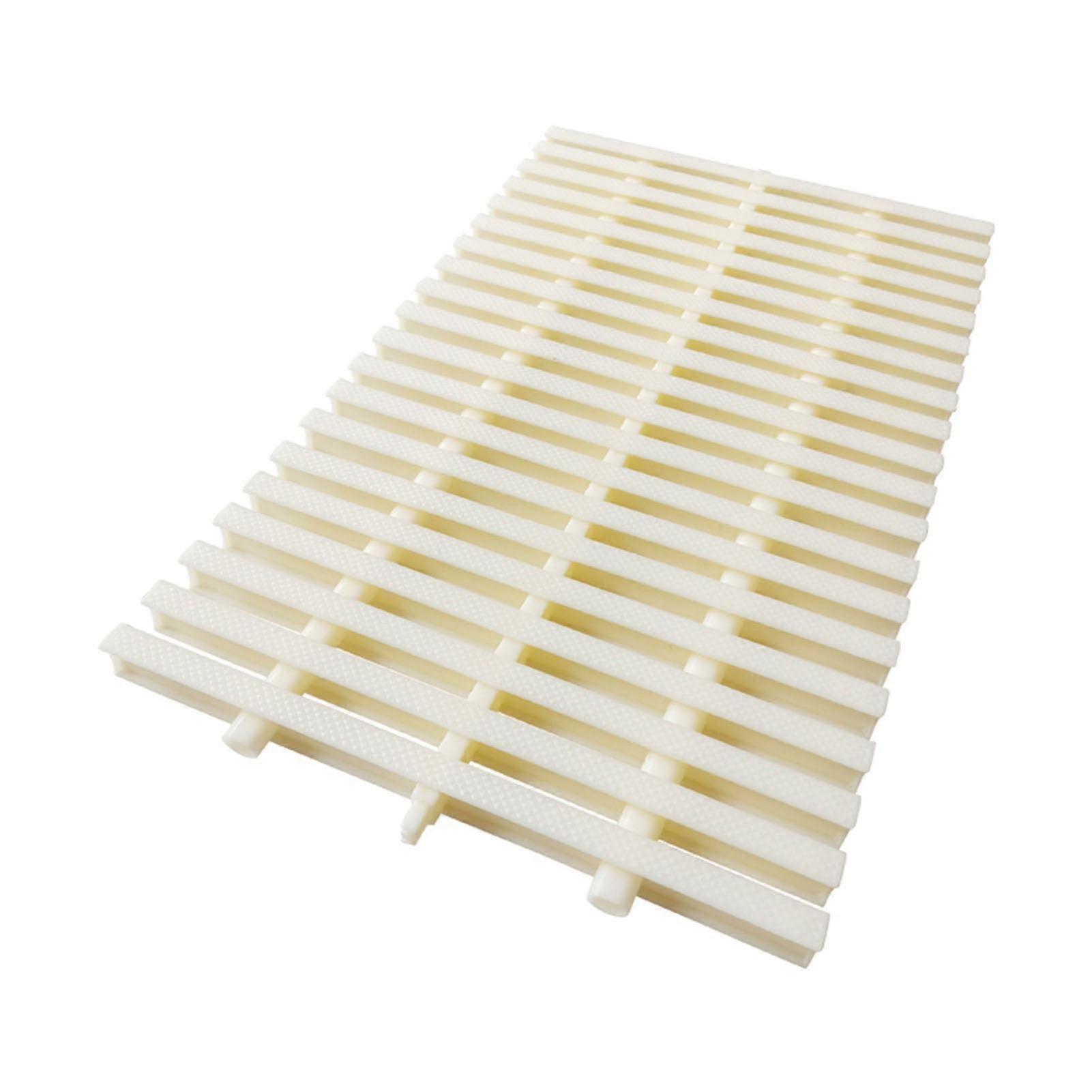 Pool Drain Overflow Grating - 18x100CM Durable ABS Plastic Floor Drain Covers for Indoor and Outdoor Use, Pack of 10