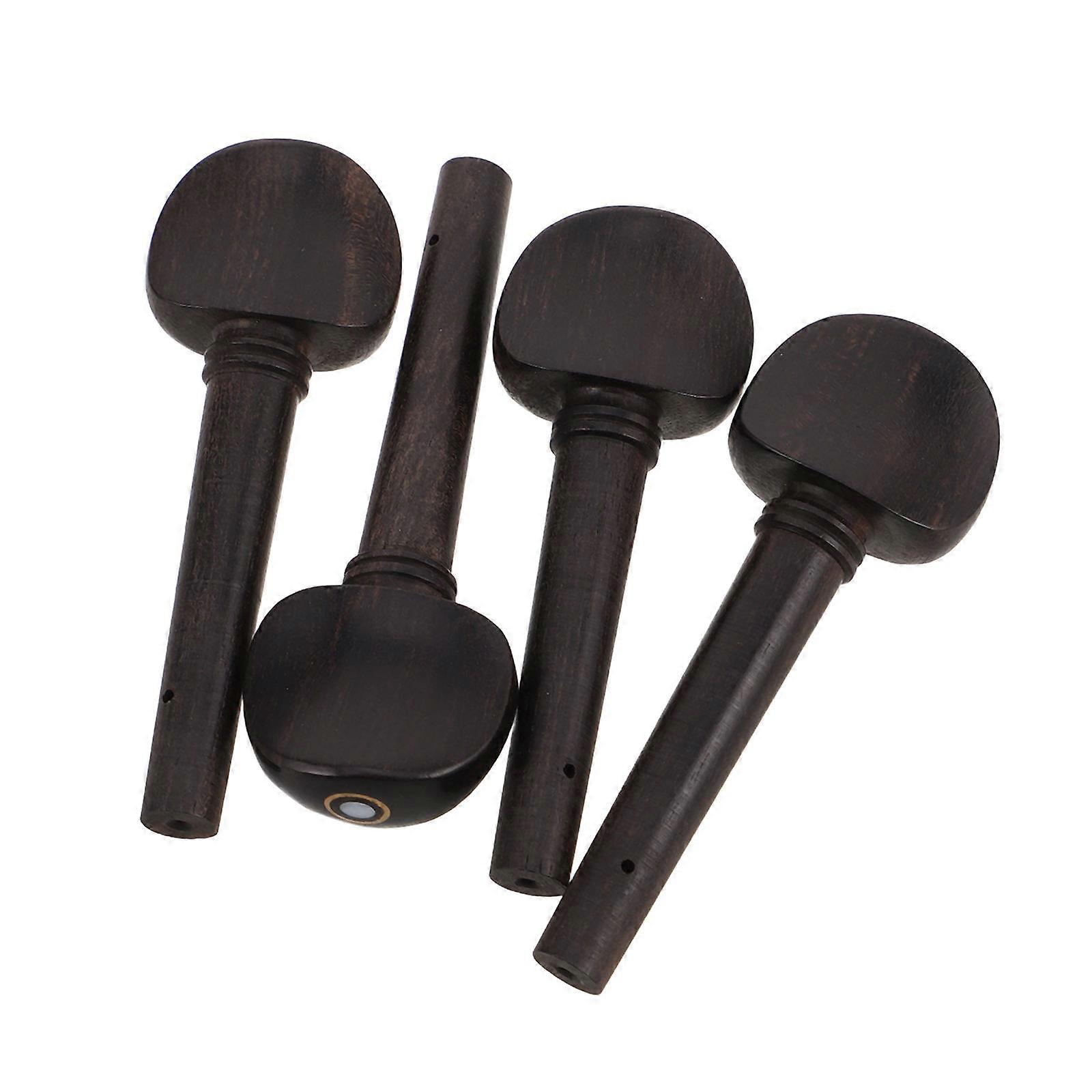 Wood Violin Tuning Pegs Replacement Parts for 8Pcs Precise Tuning