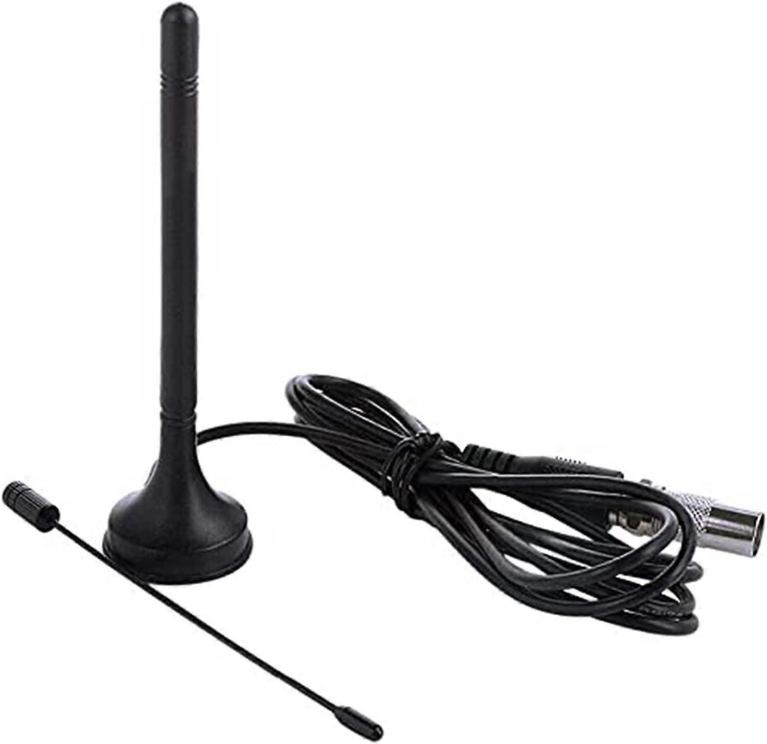 Digital TV Antenna Indoor Outdoor with Magnetic Base, VHF UHF HDTV, Extended Reception Range