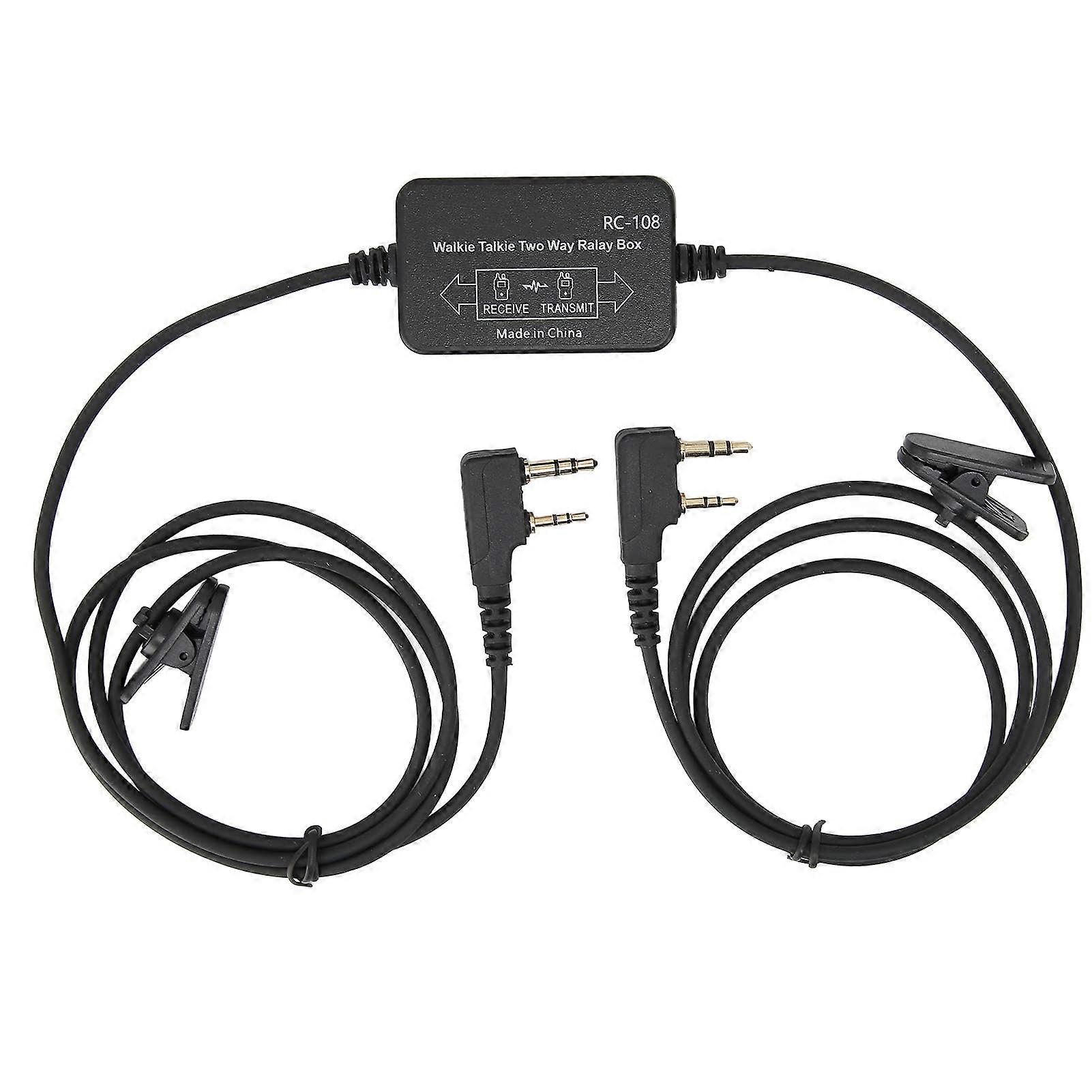 RC108 Walkie Talkie Repeater Box for Extended Range, Clear TwoWay Audio, Wide Compatibility