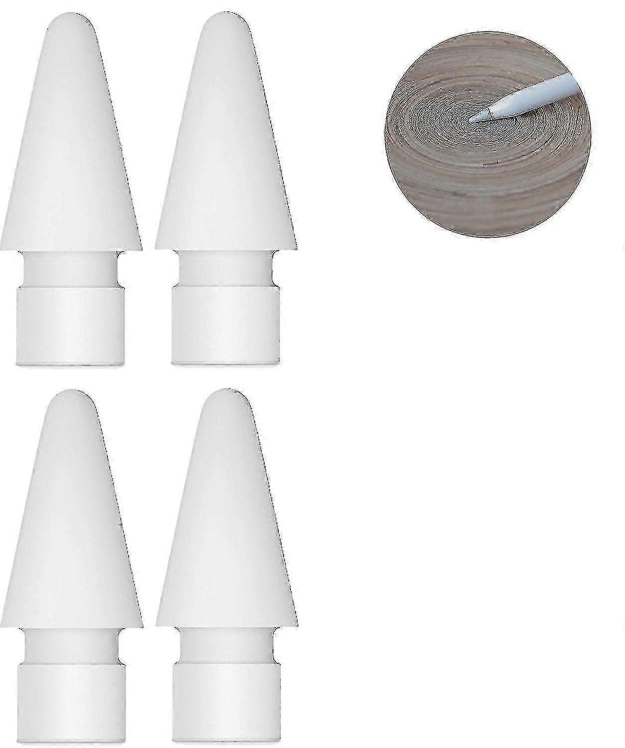 Kompatibel med Apple Nib 4-pakker, høy følsomhet Ipencil Nib erstatning Nib Input Pen Nib kompatibel med iPad Pro Apple Nib 2 / Apple P