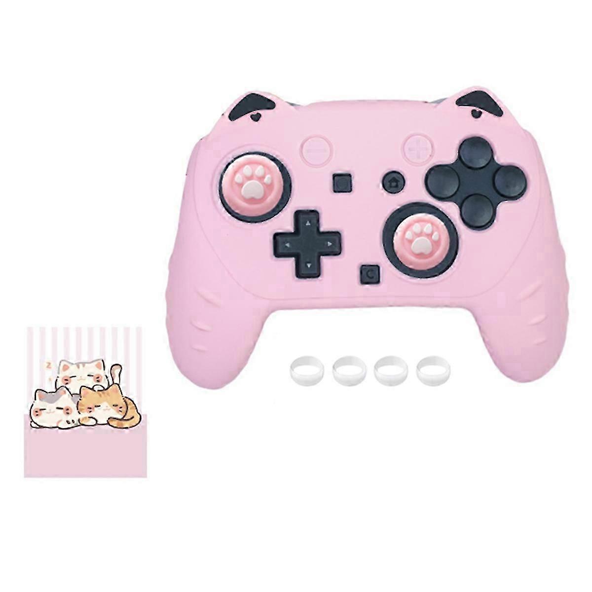 For 2 Pro Cat Ear Game Controller Silicone Case Anti-Slip Sweat-Proof Tight Fit Comfortable Game