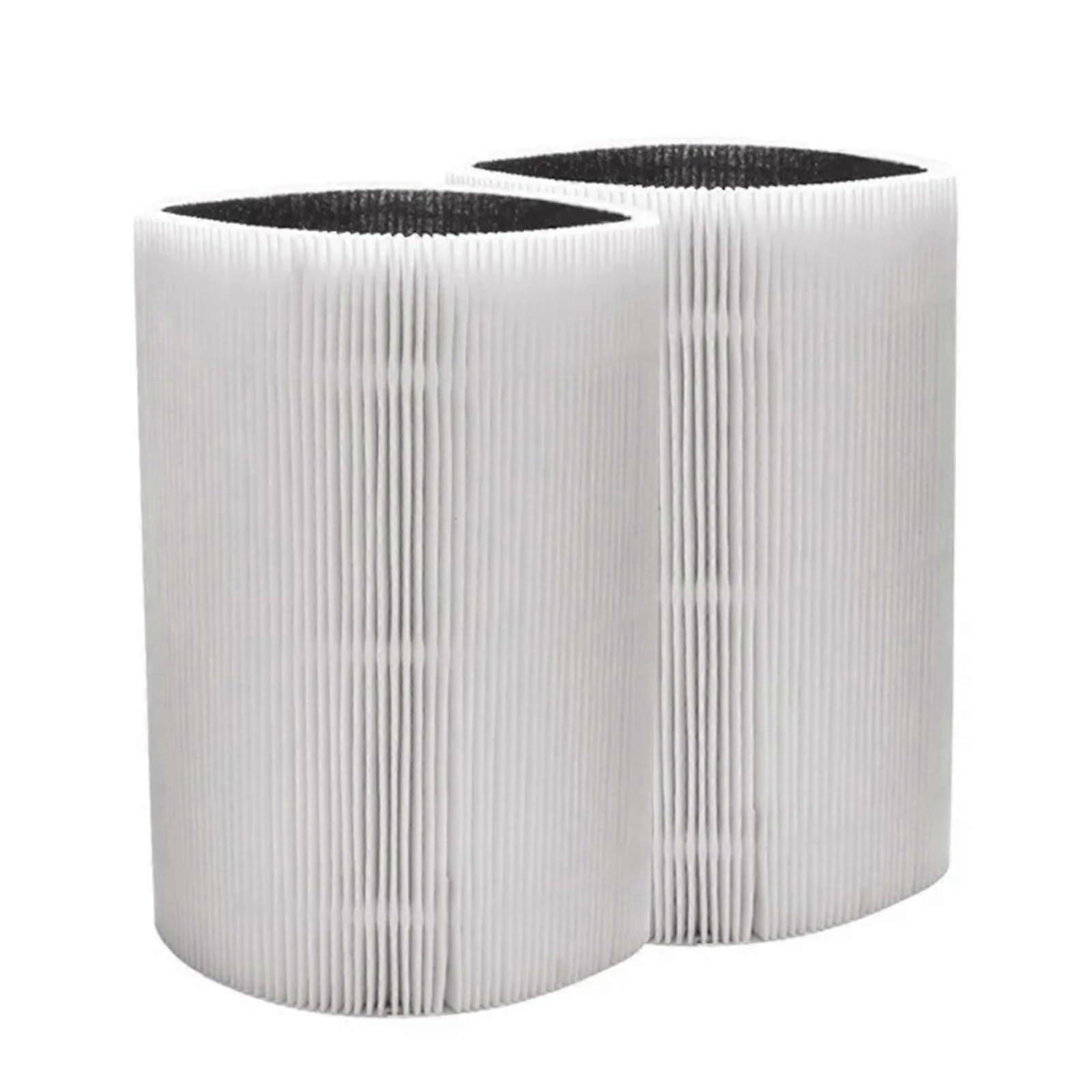 Replacement Filter with Activated Carbon for Odor and Dust Capture, 2 Pack for Blueair 411