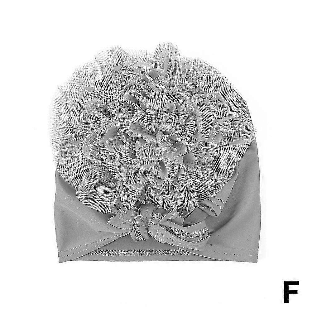 Solid-color artificial flower patchwork Women's Strap Hat 26s