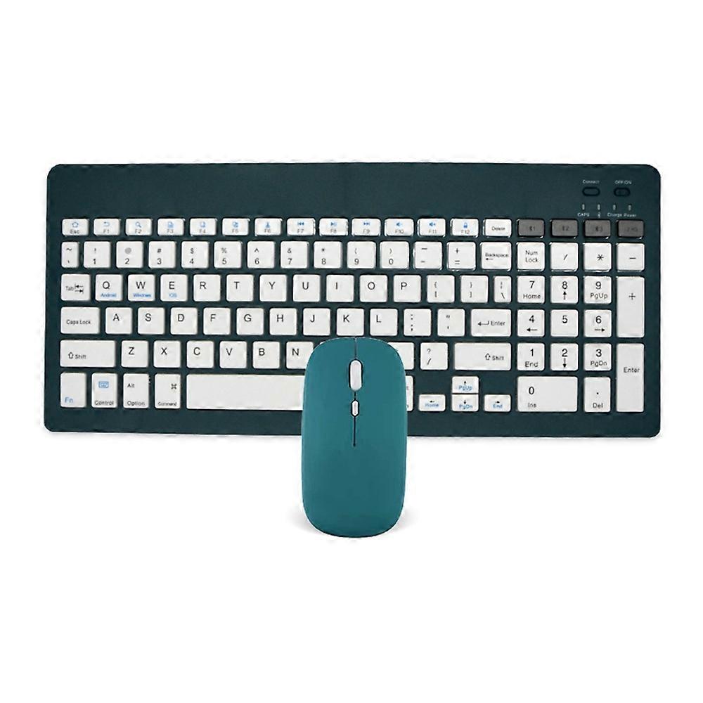 2858+030 Rechargeable Wireless Bluetooth-compatible Keyboard with 800/1200/1600 DPI Silent Mouse Set