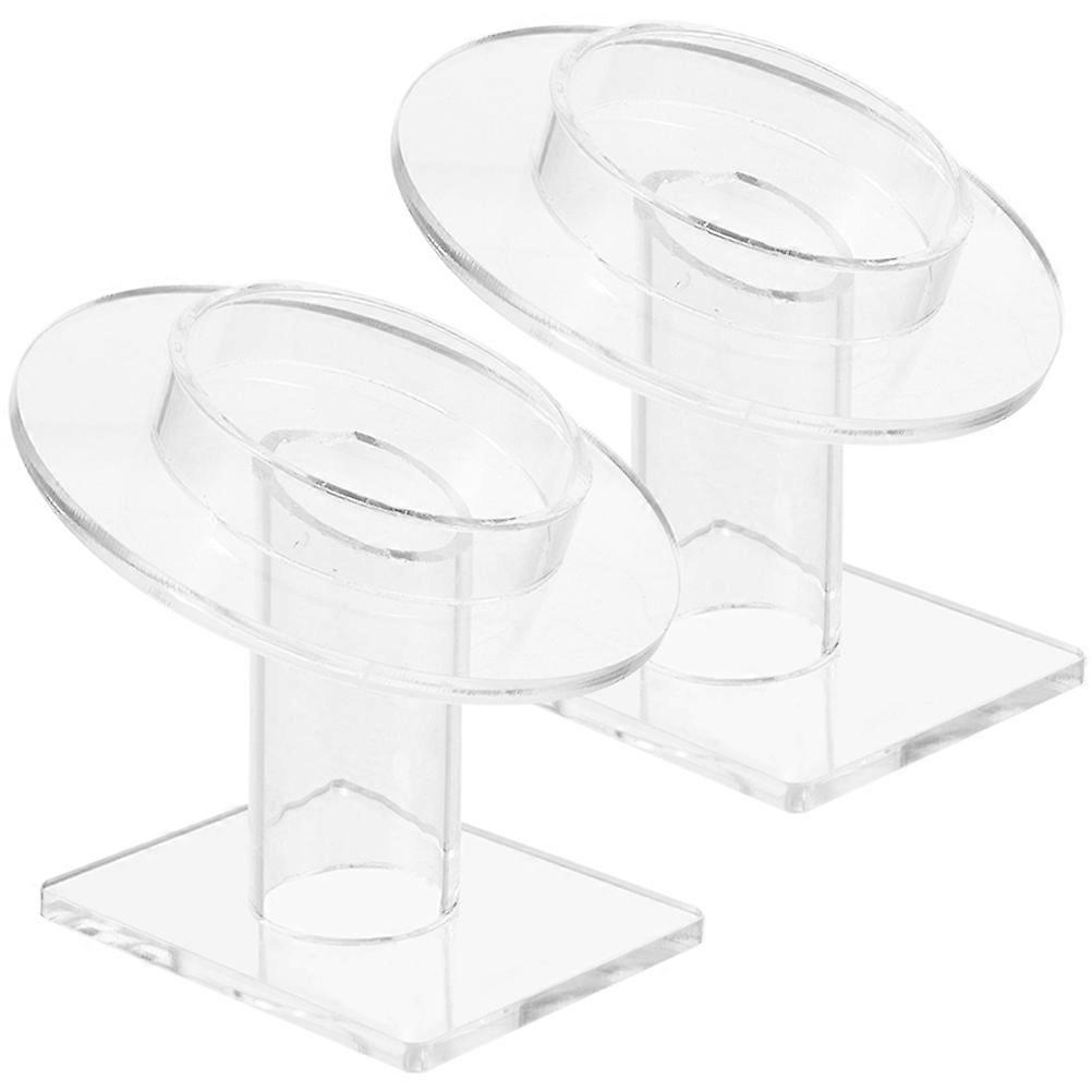 Transparent Acrylic Bracelet Holder for Storage Use 4Pcs Display Rack
