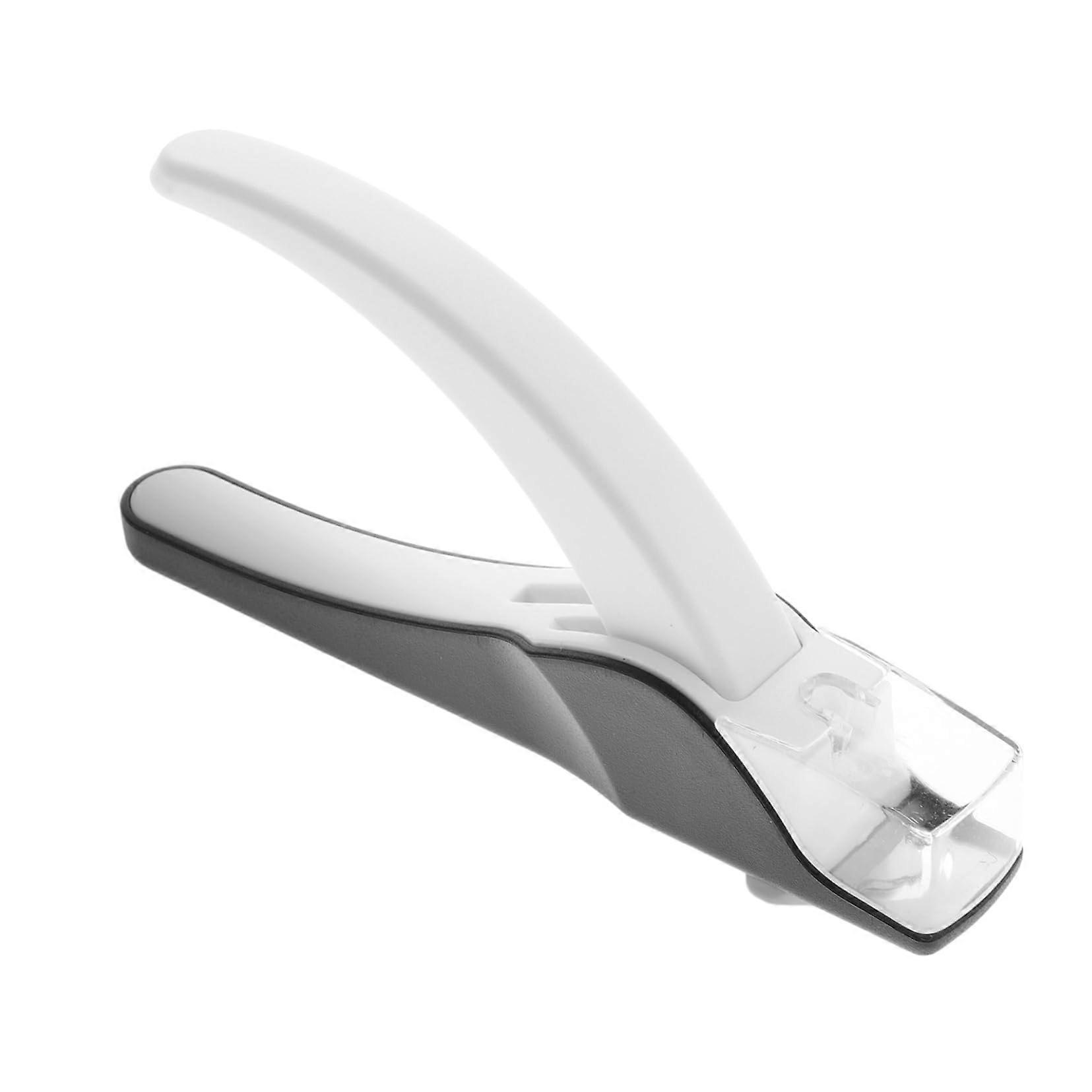 Professional Nail Clipper for Acrylic Nails with Splashproof UShape NonSlip Handle