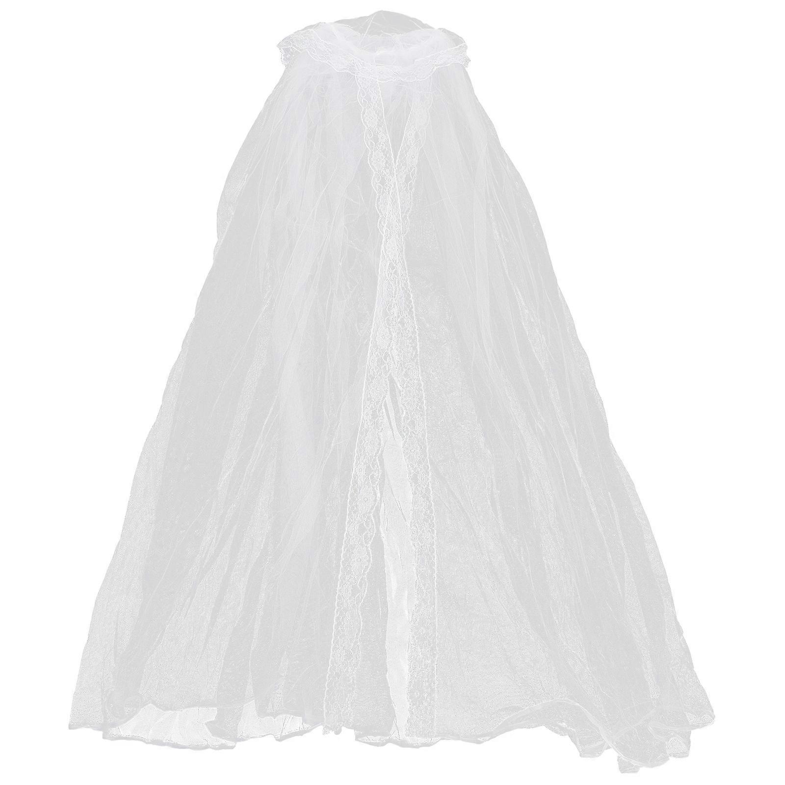 Net Dome Net Bed Mesh Net White Foldable for Bee Protection 1Set