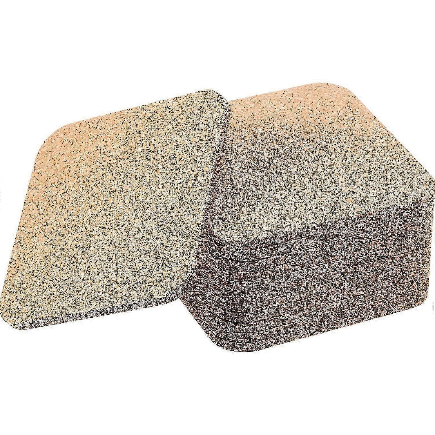 Square cork drink coasters (12 pieces) 2025