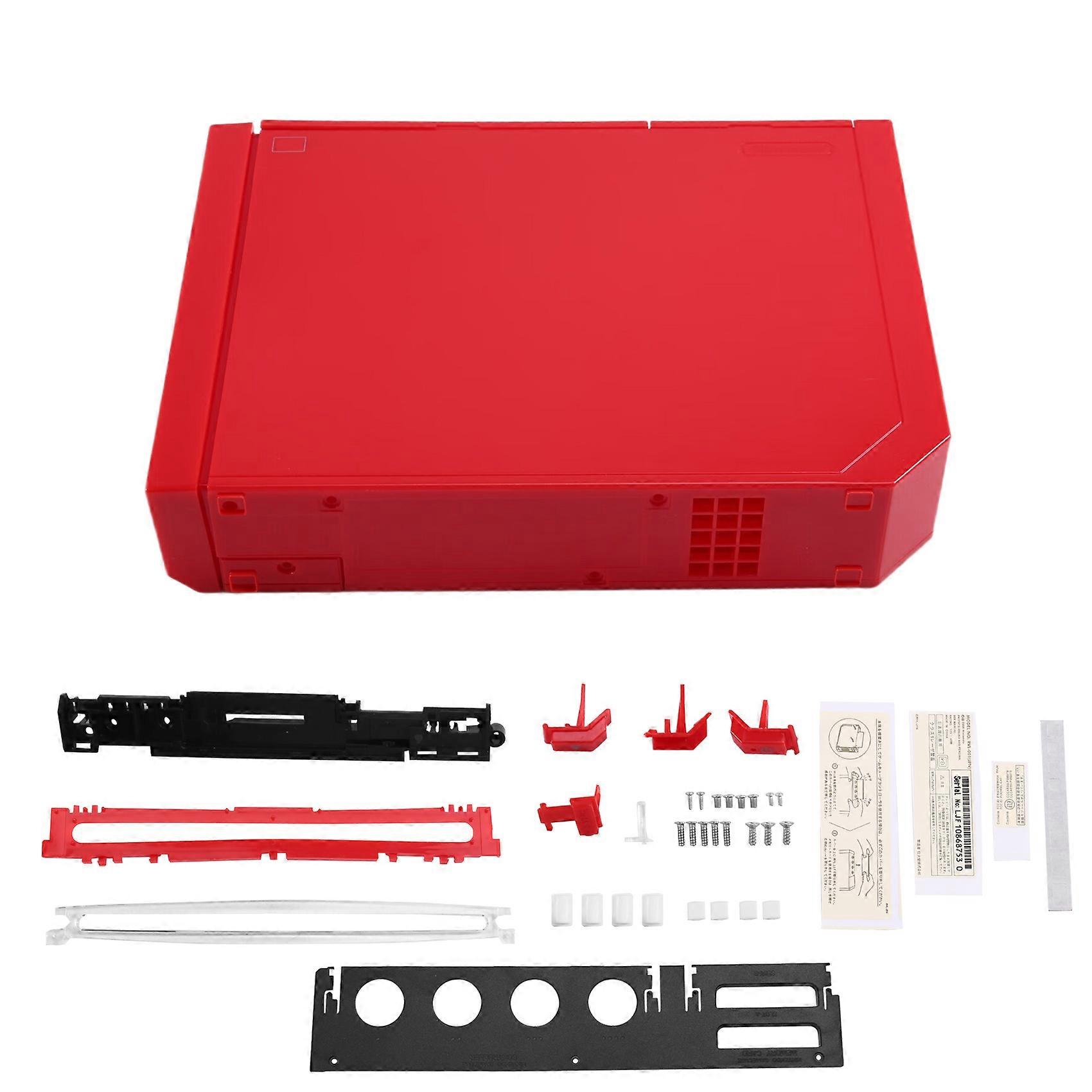 For Full Case Cover Housing Shell with Buttons - Transparent Housing Shell Case for Game Console E
