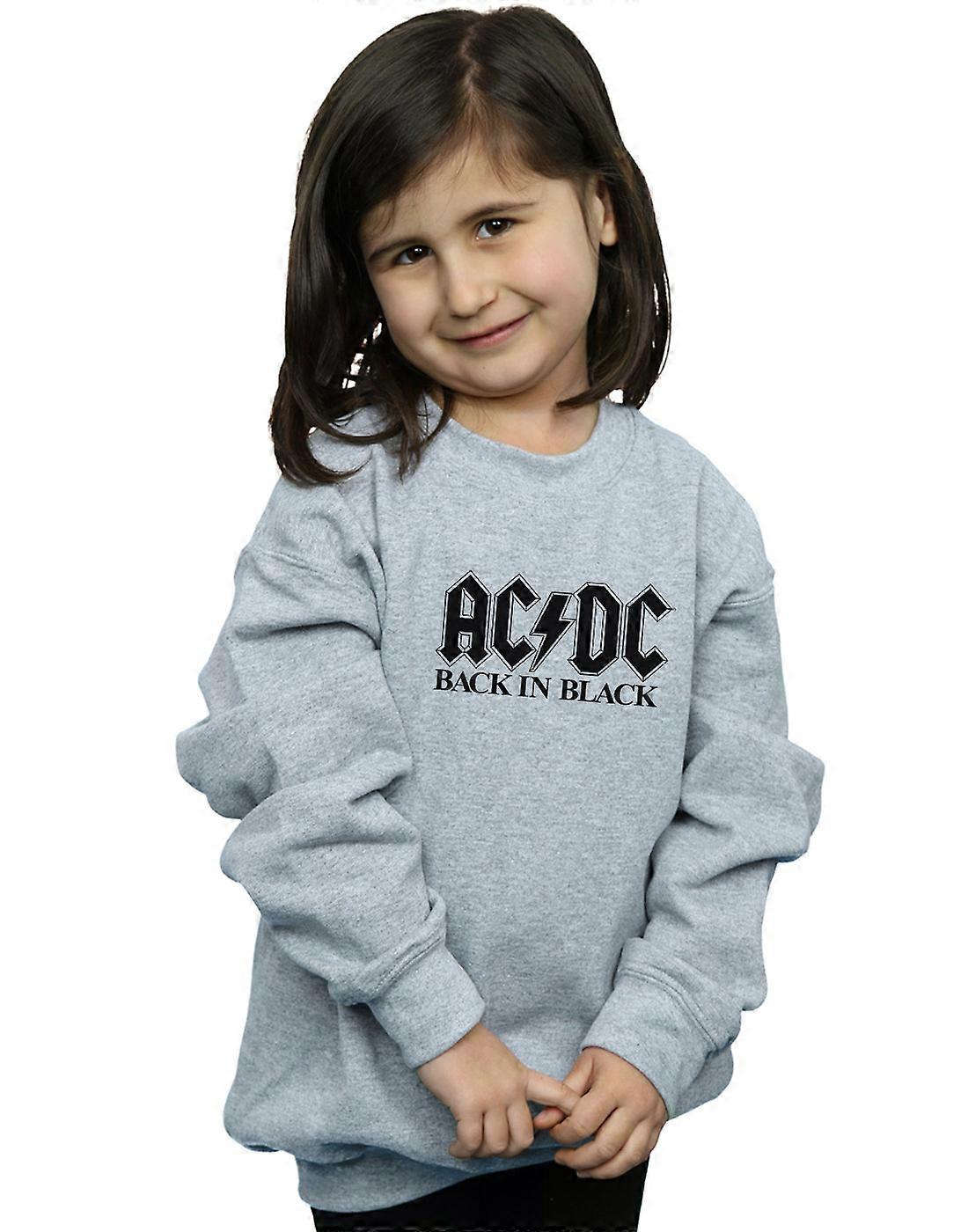 AC/DC Girls Back in Black Logo Sweatshirt