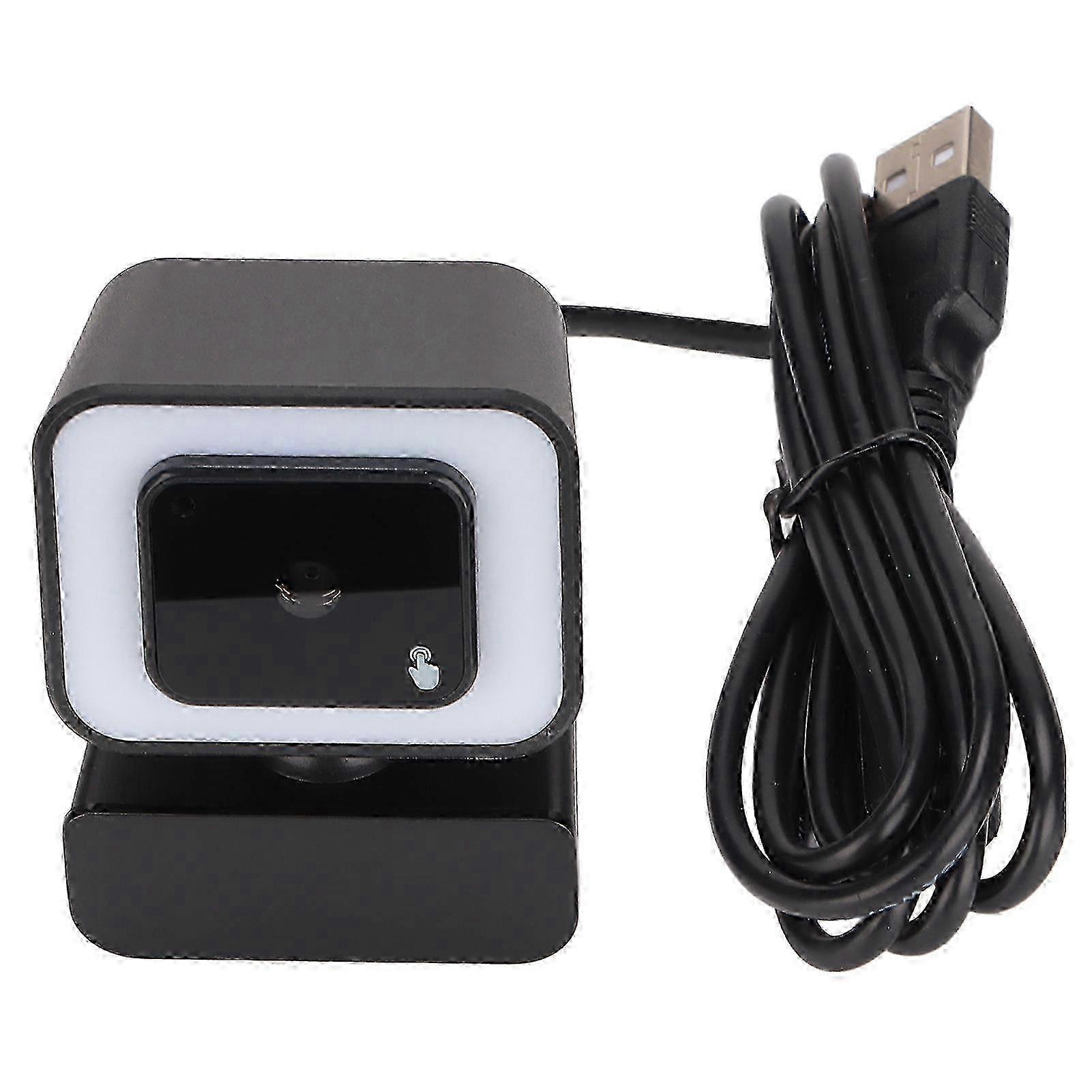 Computer Camera 2560x1920 USB2.0 Adjustable Fill Light 2K Autofocus Noise Reduction Mic Plug and Play PC Camera