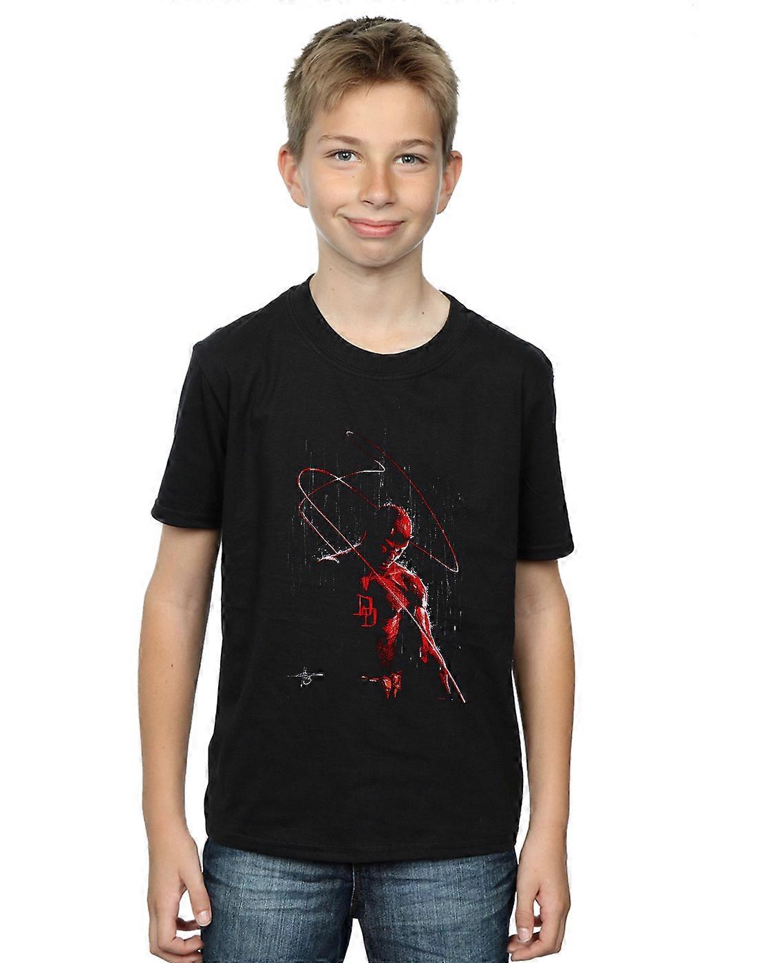 Chicos de Marvel Daredevil pintura camiseta