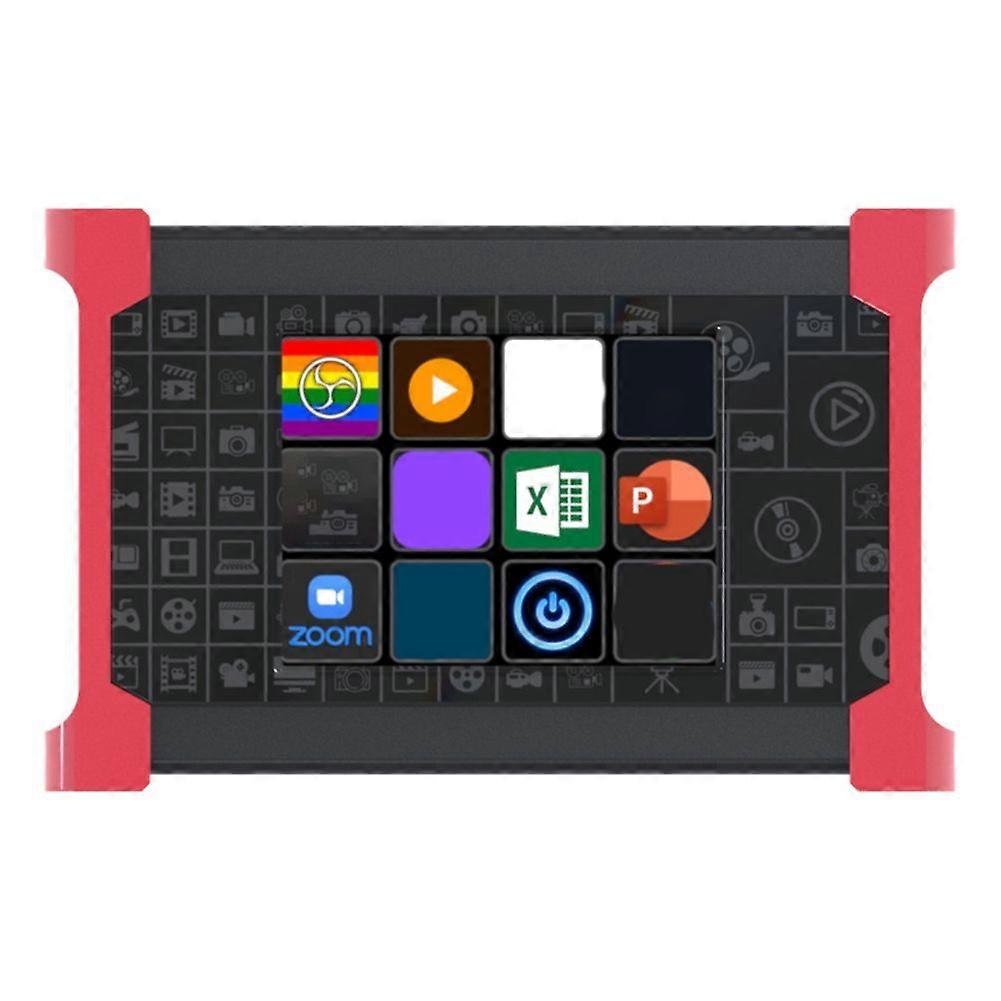 4K HD Capture Card Live Broadcast Console Stream Box Visual Smart Keyboard Stream Deck Capture Support OBS/TikTokHUG