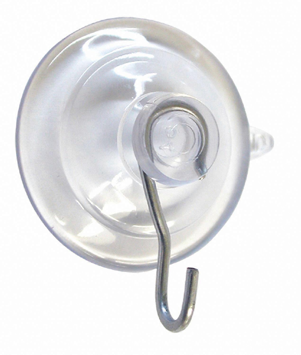 3 Pack 5LB Heavy Duty Suction Cup Hooks with Strong Removable Holders for Secure Wall Mount