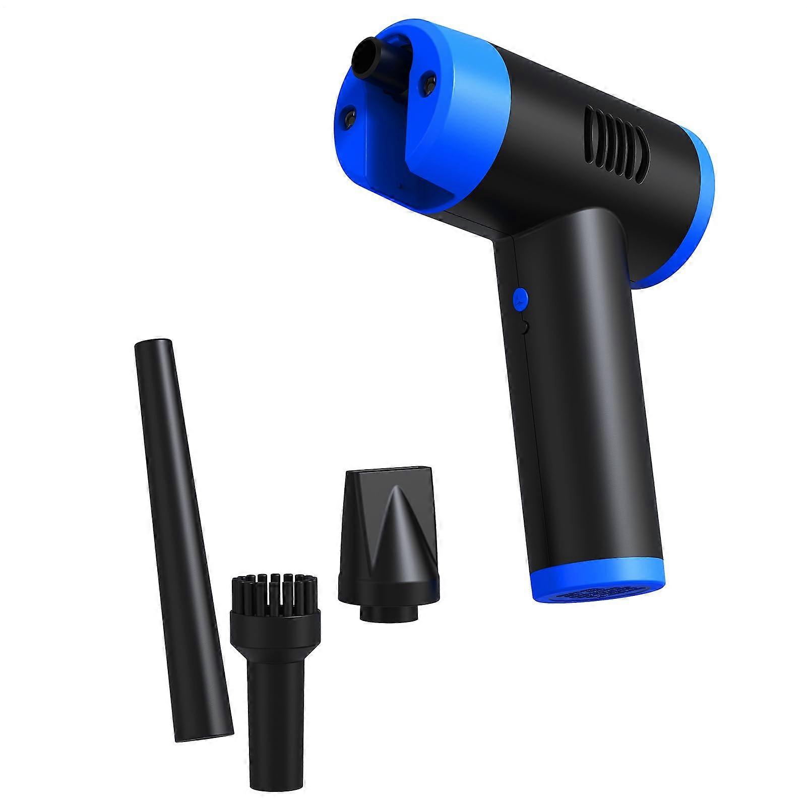 Compressed Air Duster with Speed Dust Removal, Cordless Air Blower for Electronics Cleaning