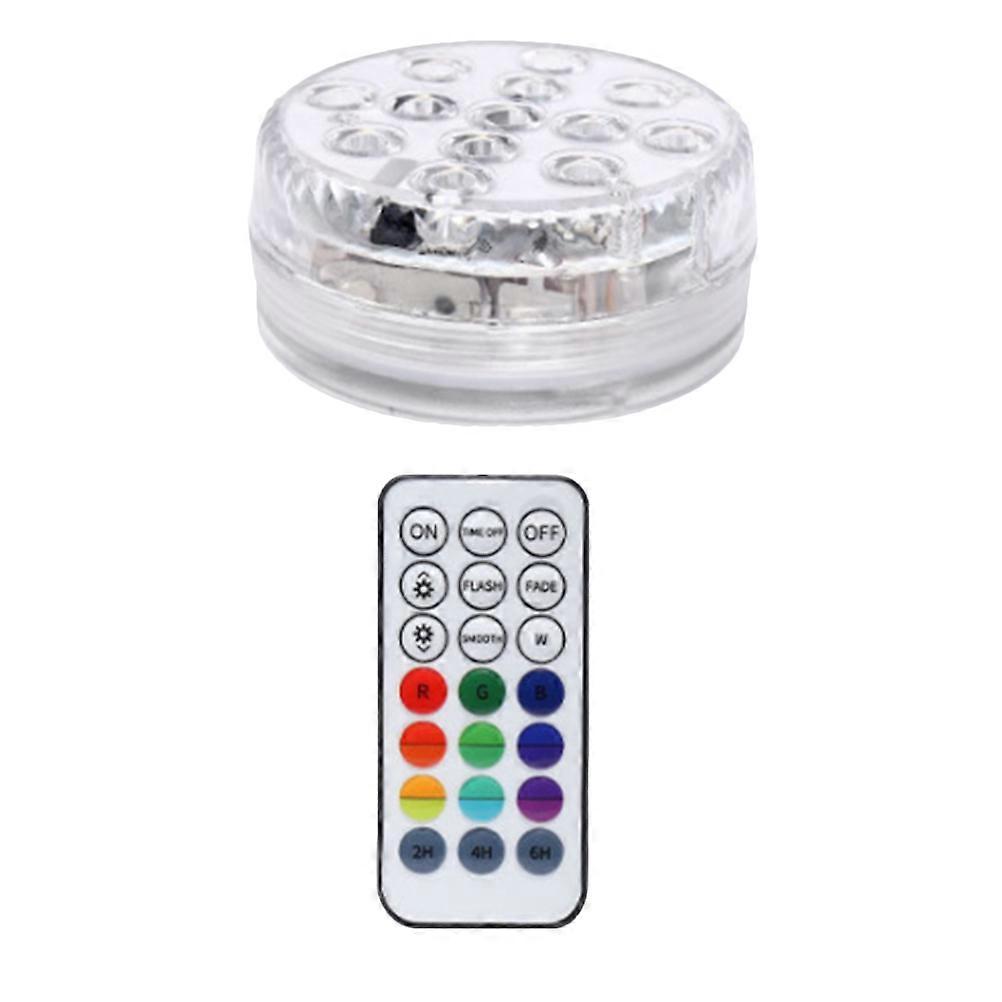 Waterproof Underwater Submersible Light for Pool 1Set LED Lamp with Remote Control