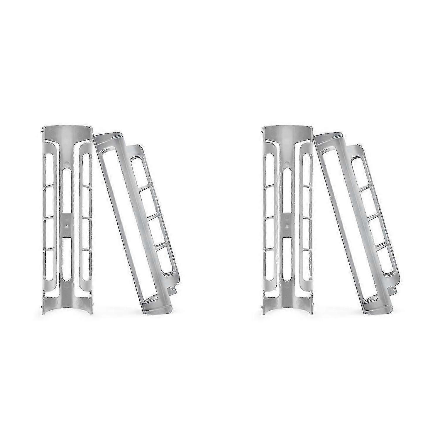 Two side-mounted coffee capsule holders for K-Cup capsule coffee machines, gray.