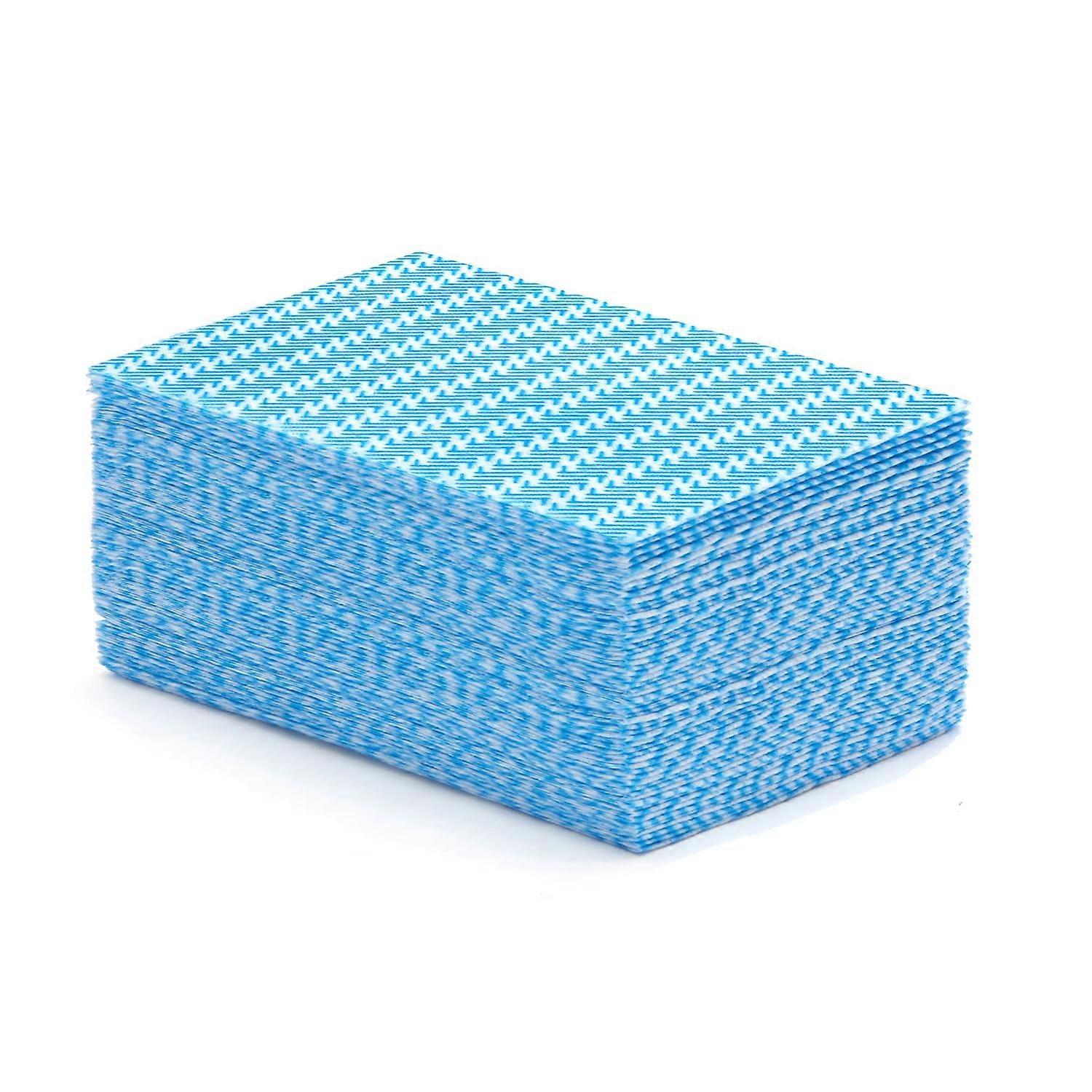 Reusable Kitchen Cleaning Cloths 100pcs Durable Nonwoven Dish Towels Quick Dry