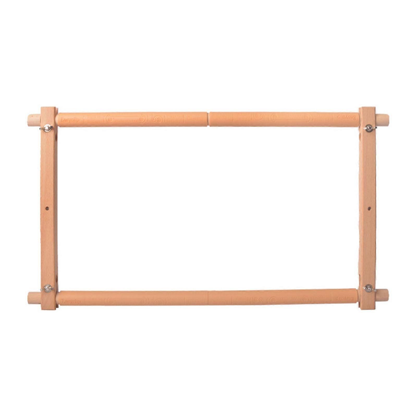 Large Square PVC Embroidery Frame 54cm with Secure Clamp for Quilting and Needlework