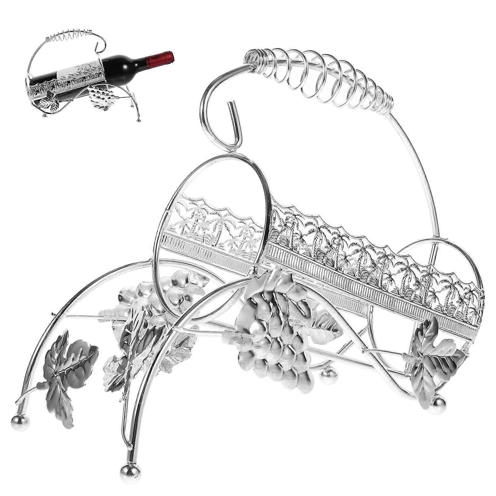 Holder Metal Rack for Storage Silver Iron