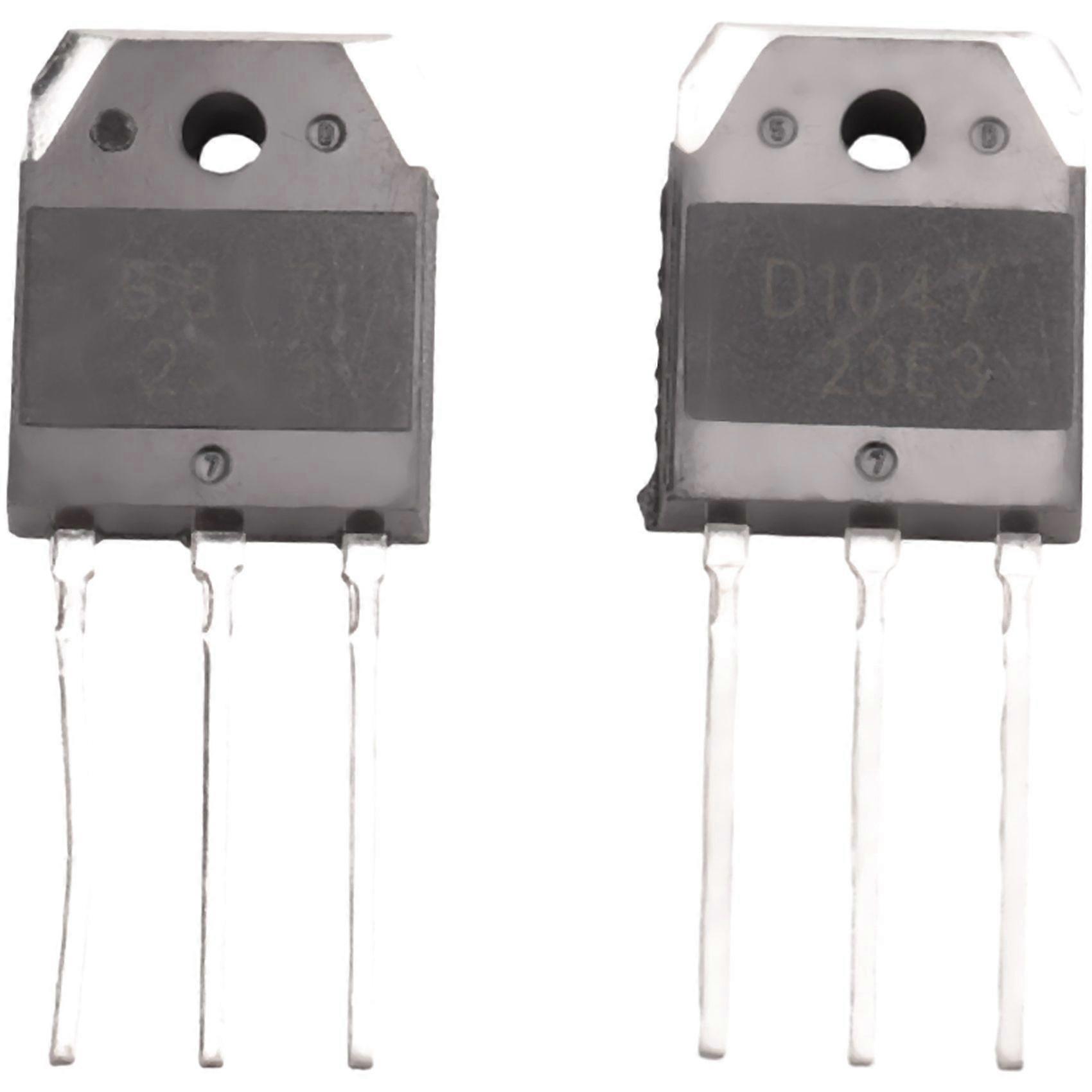 2 silicon transistor - D 1047 + B 817, 200 V, 12 A